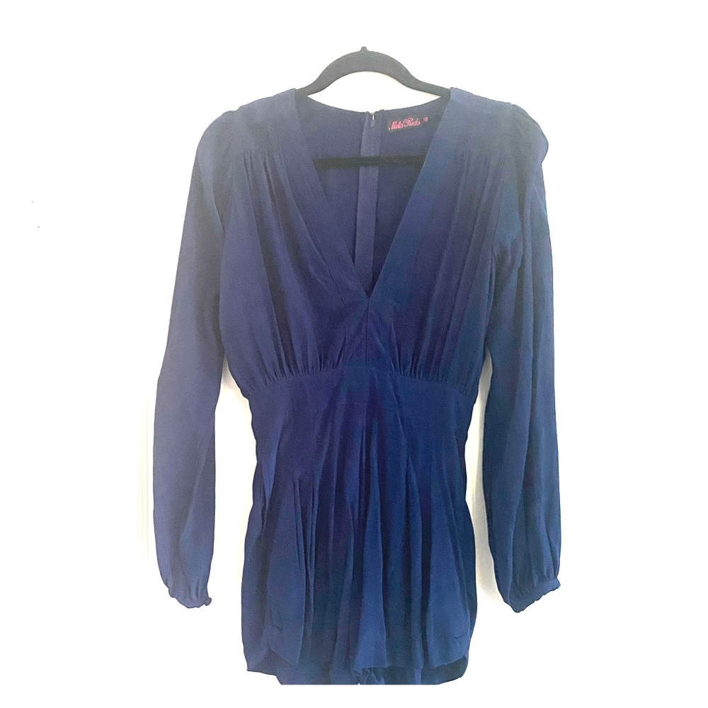 Navy blue romper